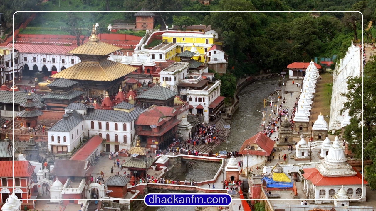 भारतीय गृहमन्त्री अमित शाहद्वारा पशुपतिनाथमा चन्दन अर्पण